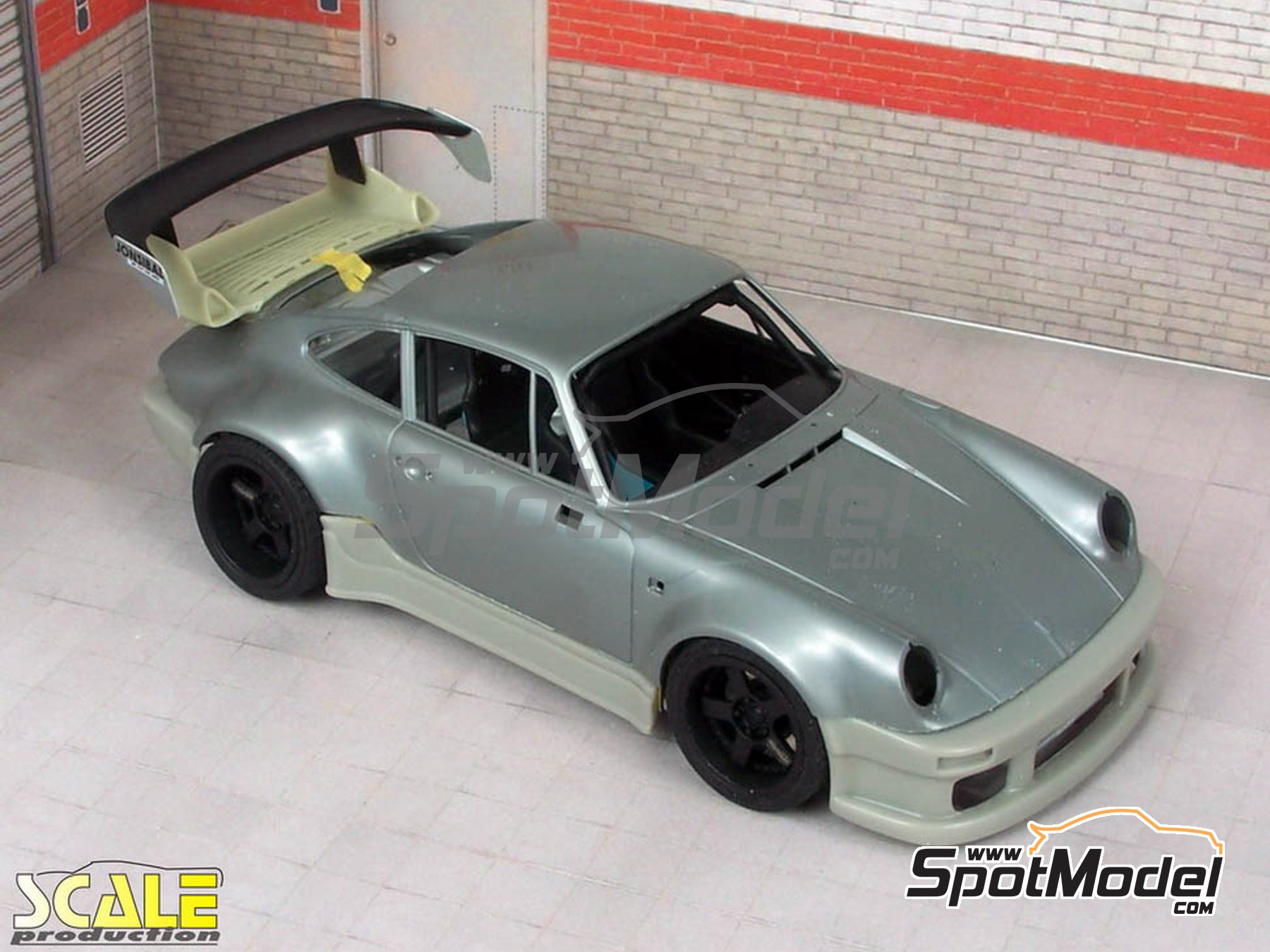 Porsche 911 930 Turbo RWB. Transkit in 1/24 scale manufactured by Scale  Production (ref. SPTK24061)